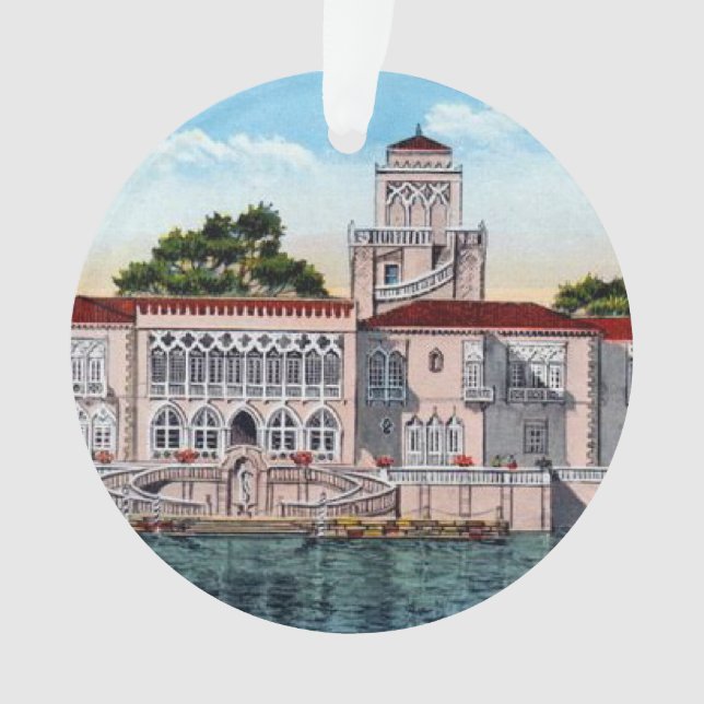 Sarasota's Ca'da'Zan Ornament (Front)