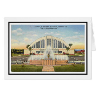 Sarasota's Municipal Auditorium Cards
