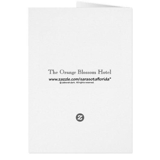 Sarasota's Orange Blossom Hotel (Back)