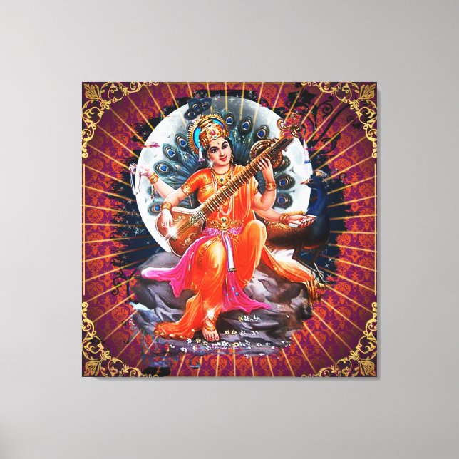 Sarasvati - Wrapped Canvas (Front)