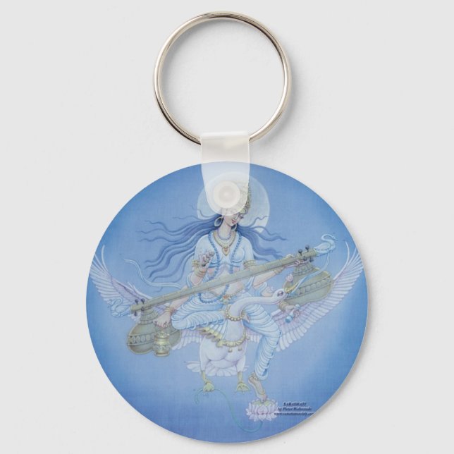 Saraswati Keychain (Front)