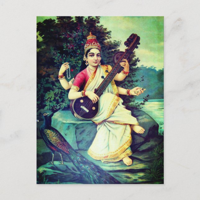 Saraswati Postcard (Front)