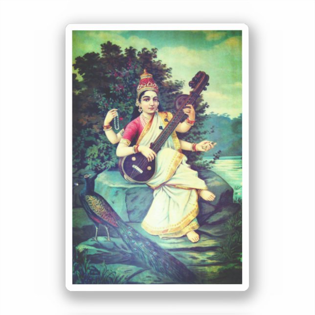 Saraswati Sticker (Front)