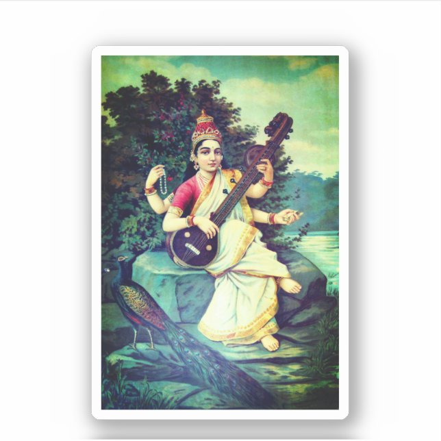 Saraswati Sticker (Front)