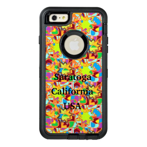 SaratogaCaliforniaUSA abstract art OtterBox Defender iPhone Case