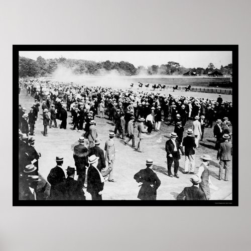 Saratoga Horse Race Track 1913 Poster