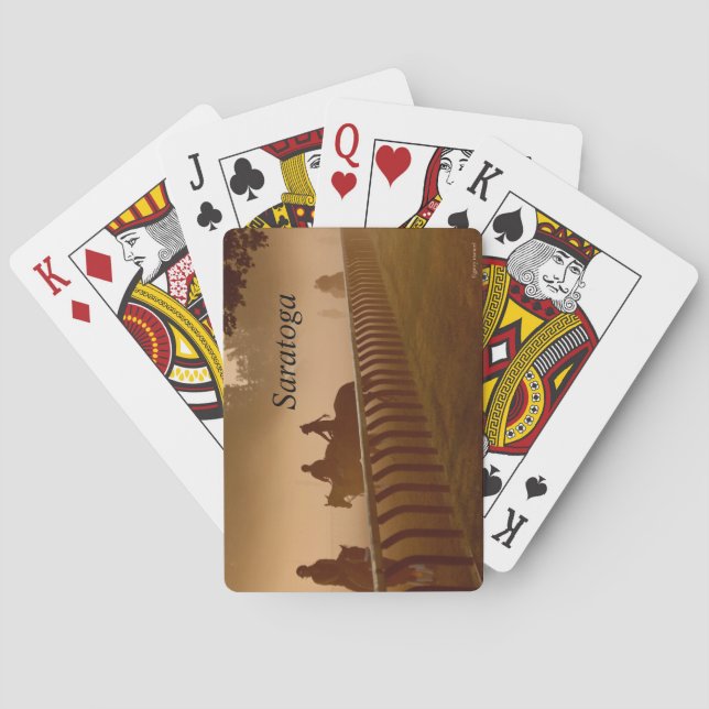 Saratoga Morning Playing Cards (Back)