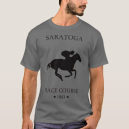 Saratoga New York thoroughbred horse racing track T-Shirt