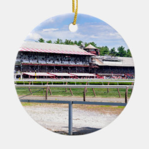 Saratoga Race Course and Clare Court Ceramic Ornament