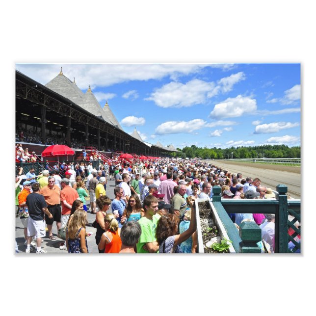 Saratoga Race Course in August Photo Print (Front)