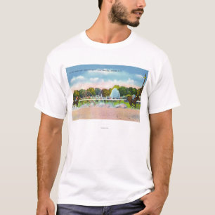 Saratoga Race Track Finish Line View T-Shirt