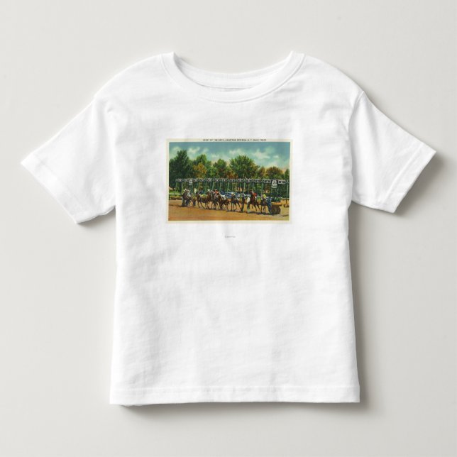 Saratoga Race Track Starting Line View Toddler T-shirt (Front)