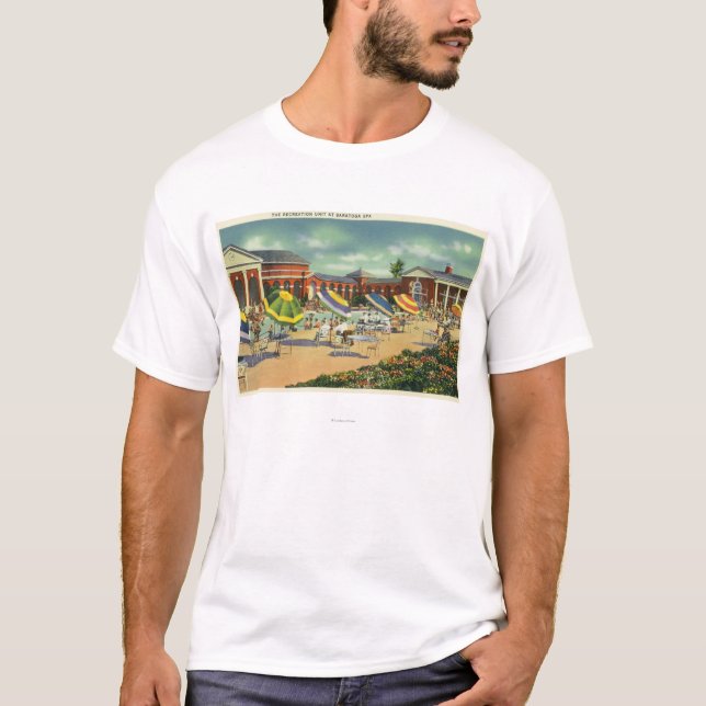 Saratoga Spa Recreation Unit View T-Shirt (Front)