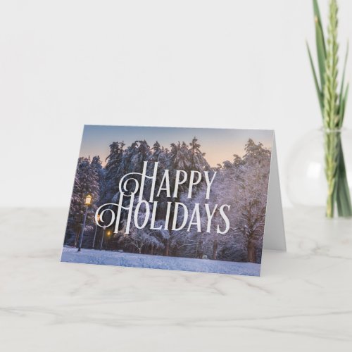 Saratoga Spa State Park Holiday Card