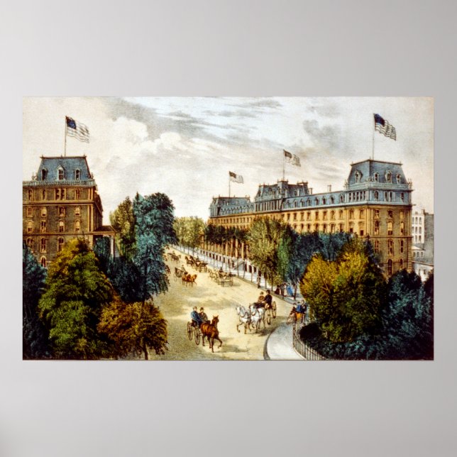 Saratoga Springs - 1907 Poster (Front)