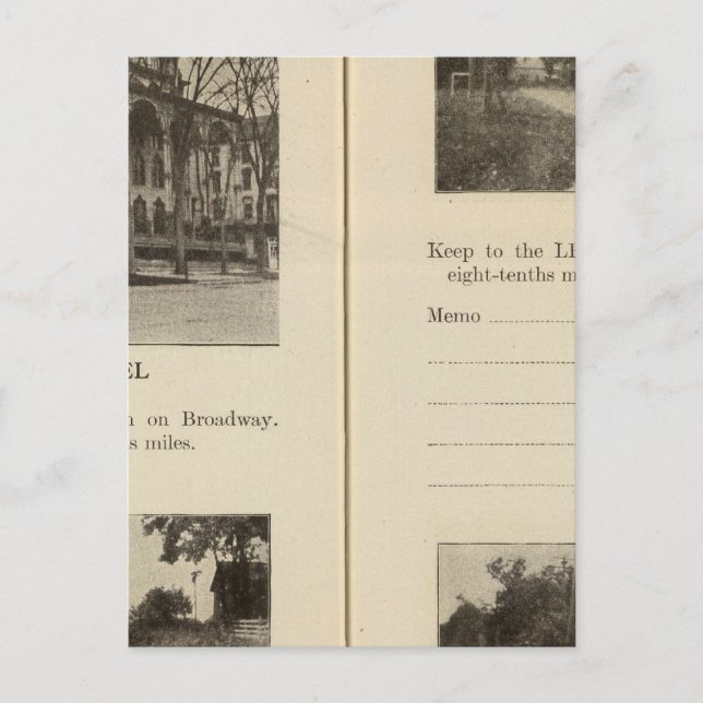 Saratoga Springs Dunning Street Postcard (Front)