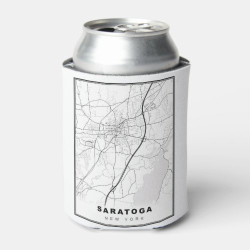 Saratoga Springs Map Can Cooler