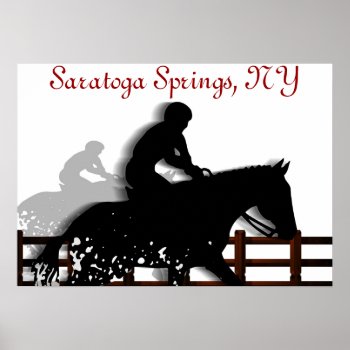 Saratoga Springs Poster by zzl_157558655514628 at Zazzle