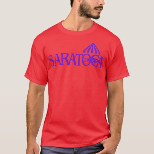 Saratoga Springs Race Track Purple 1 T_Shirt