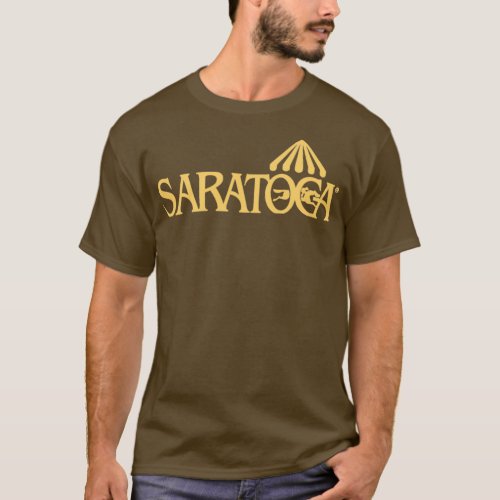 Saratoga Springs Race Track Yellow 1 T_Shirt