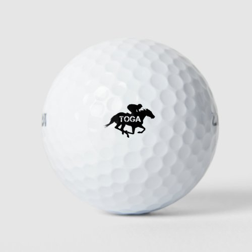 Saratoga Springs Racing Horse Golf Balls