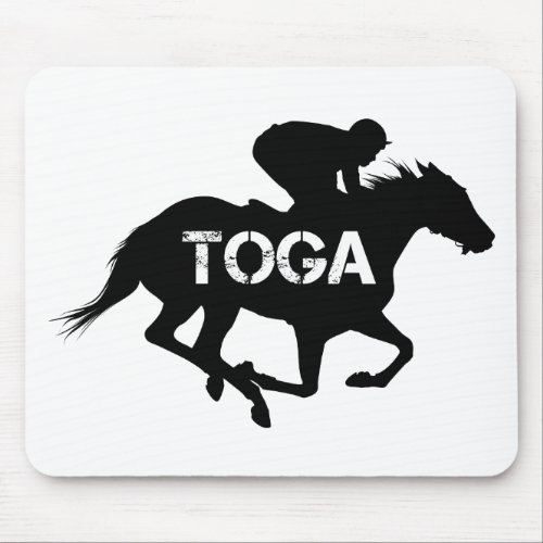 Saratoga Springs Racing Horse Mouse Pad