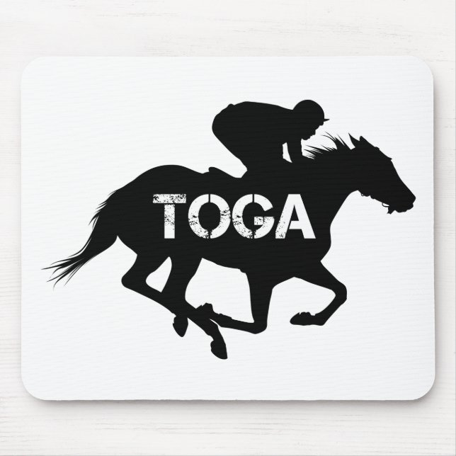Saratoga Springs Racing Horse Mouse Pad (Front)