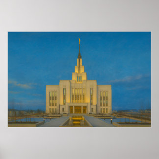 Saratoga Springs Utah Temple Painting™ LDS Poster