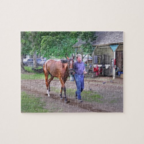 Saratoga Stables Horse Haven Jigsaw Puzzle