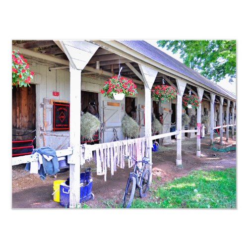 Saratoga Stables Horse Haven Photo Print