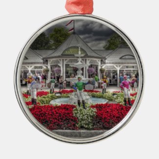 Saratoga's 12 Stakes Winners.jpg Metal Ornament