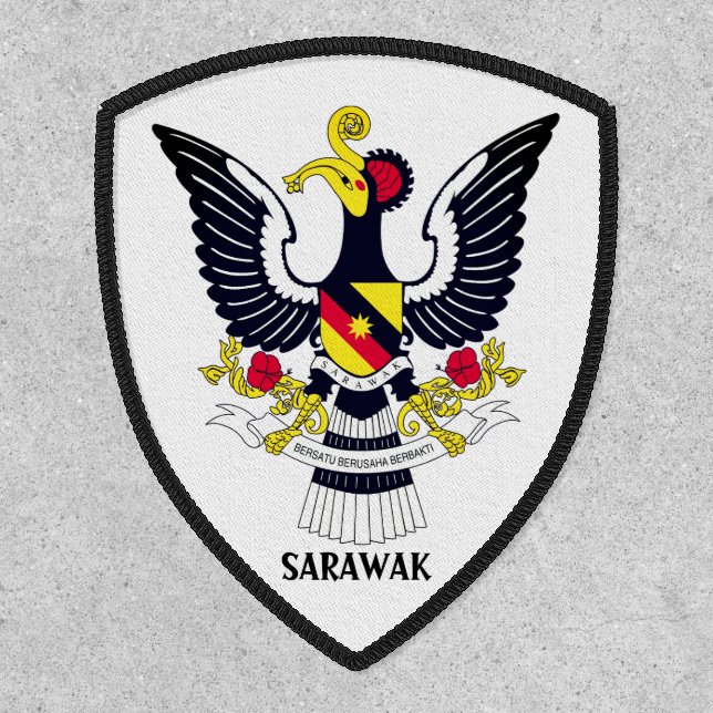 Sarawak Coat of Arms - MALAYSIA Patch (Front)
