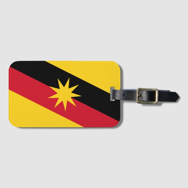 Sarawak Flag - MALAYSIA Luggage Tag (Front Horizontal)
