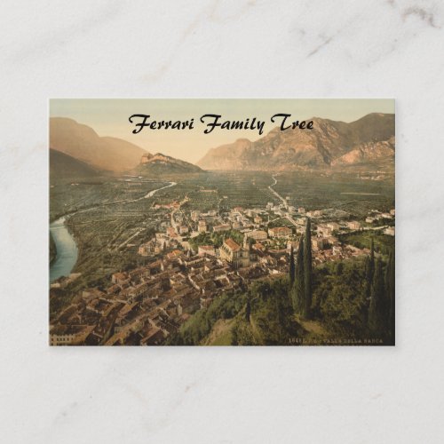 Sarca Valley I Arco Trentino_Alto Adige Italy Business Card