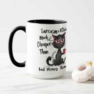 Sarcasm & Attitude Funny Cat Lover Gift Mug