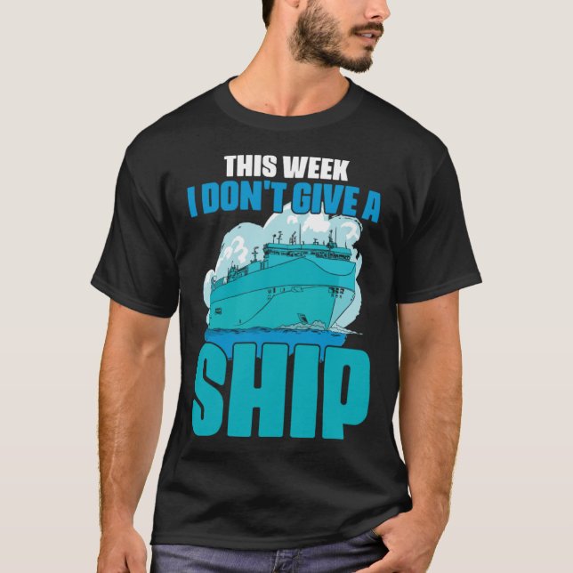 Sarcasm Boat Cruising Cruise for Sarcastic Cabin C T-Shirt (Front)