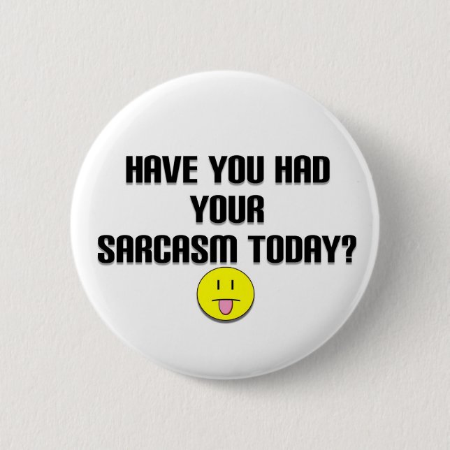 sarcasm button (Front)