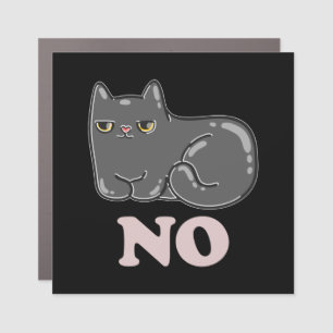 Sarcasm Cat Car Magnet