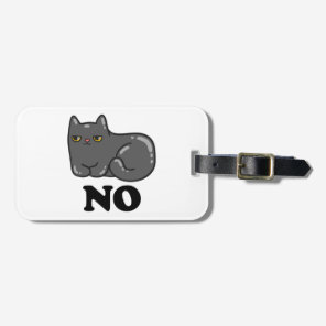 Sarcasm Cat Luggage Tag