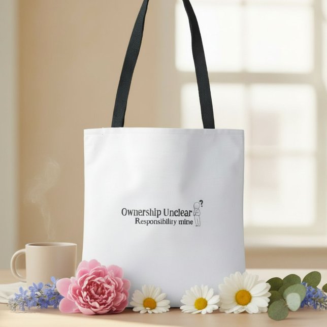 Sarcasm funny witty  humor quote  tote bag (Creator Uploaded)
