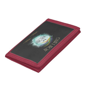 Sarcasm It's How I Hug Funny Sarcastic Humor Tri-fold Wallet