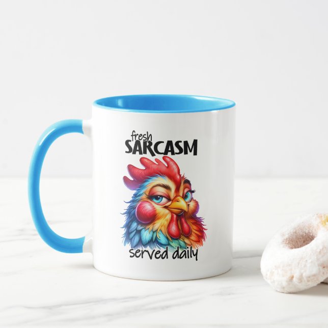 Sarcasm Mug (With Donut)