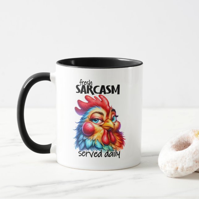 Sarcasm Mug (With Donut)