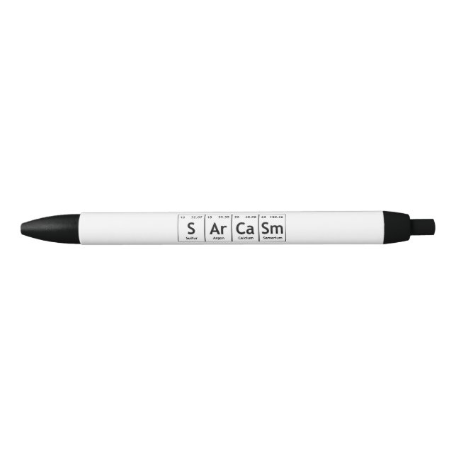 SArCaSm Periodic Table Elements Word Chemistry Pen (Front)