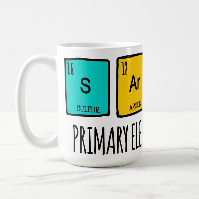 Sarcasm Primary Elements of Humor Coffee Mug (Left)
