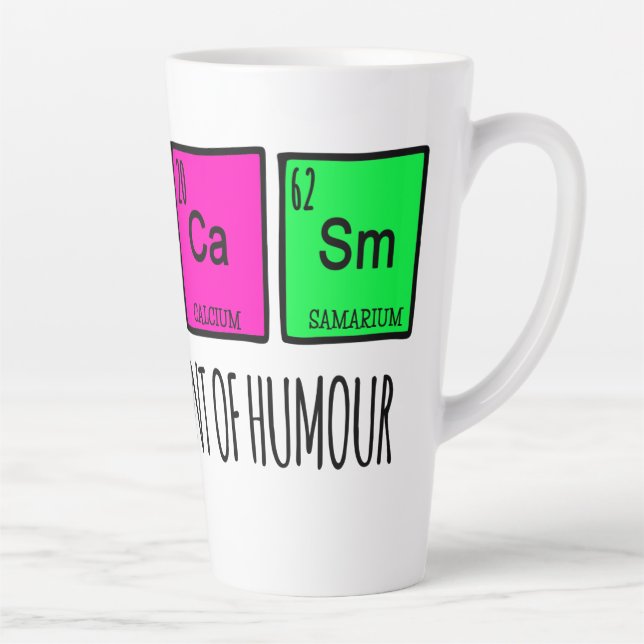 Sarcasm Primary Elements Of Humor Science Latte Mu Mug (Right)
