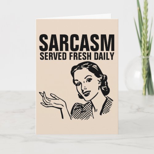 SARCASM SERVED DAILY FUNNY VINTAGE HOUSEWIFE CARDS