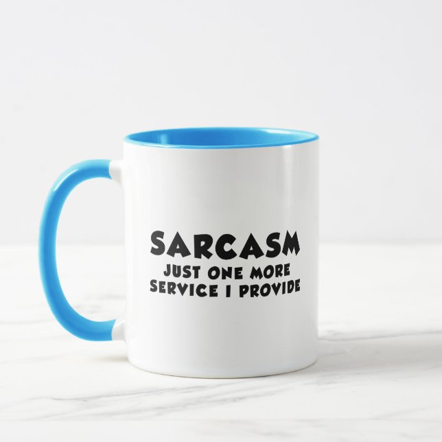 Sarcasm Service Coffee Mug (Left)