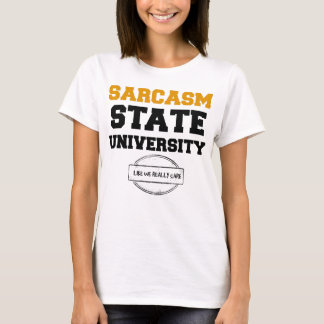 Sarcasm State Bella+Canvas Boxy Crop Top T-Shirt