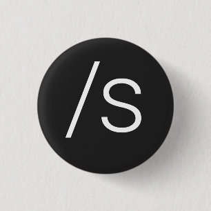 Sarcasm symbol forward slash s button